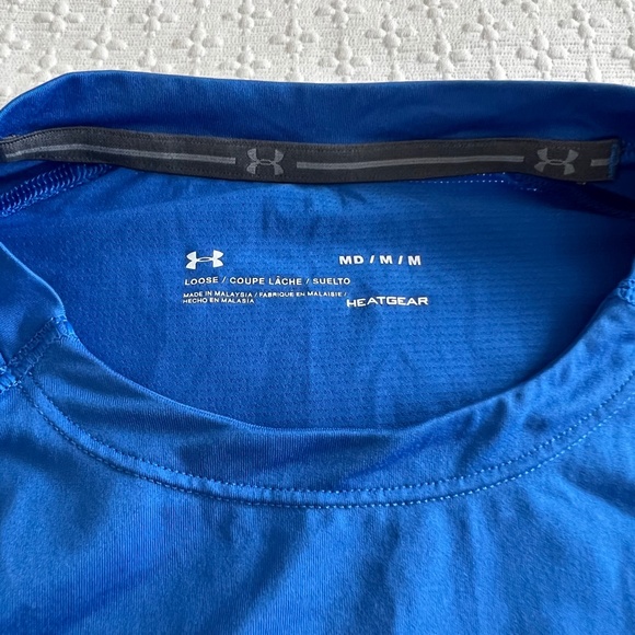 Under Armour UCLA Blue & Gold Boxed "UCLA" Short Sleeve T-Shirt | Size Medium - Picture 2 of 4